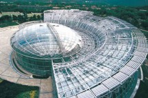 北京植物园1.2万平方米展览温室工程（1998年）